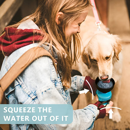 Portable Pet Squeeze Water Bottle